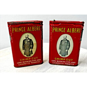 Vintage Prince Albert Tobacco Tins Lot of 2